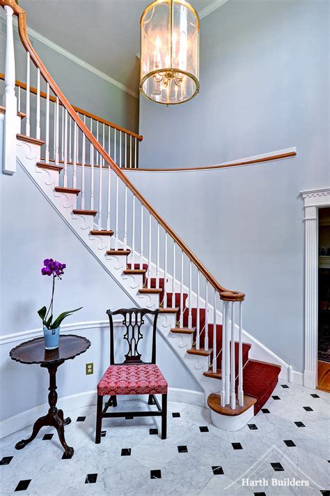 Two Toned Stairs Traditional Entry Philadelphia By Harth