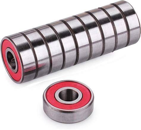 Pcs Skateboard Bearings Ball Bearings Rs Zz Carbon Steel