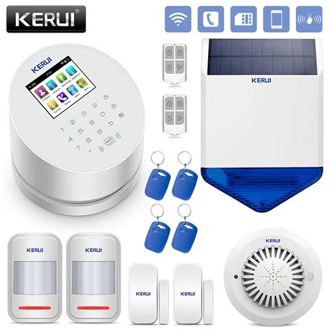 Kerui Alarm Systems Security Home Smart Residential Wireless Alarm