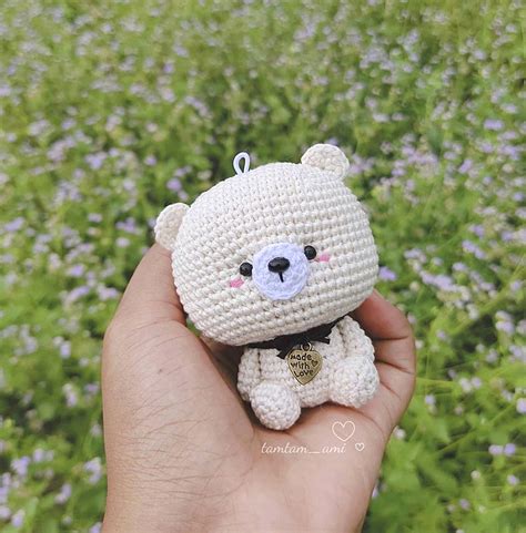 Teddy Bear Keychain Amigurumi Free Crochet Pattern Always Free Amigurumi