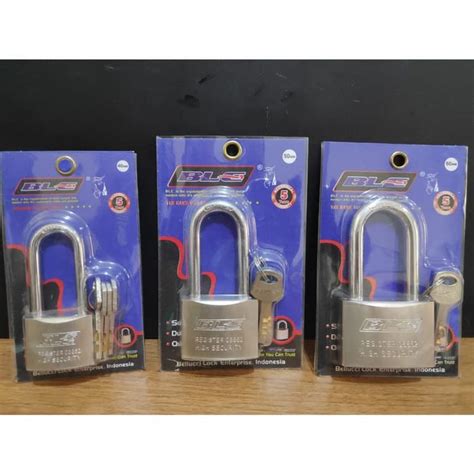 Jual Gembok Leher Panjang BLC Nekel Long Neck Padlock 40 50 60 Mm