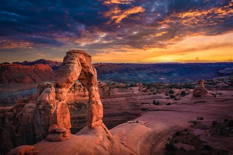 Sunset at Arches National Park Photography, Metal or Acrylic Wall Art ...