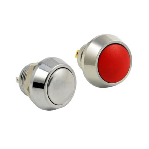 Spst Mm Metal Pushbutton Switch Custom Self Locking Led Color Power