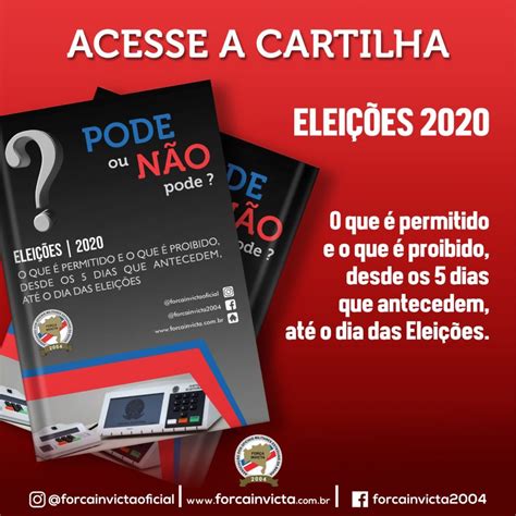 ForÇa Invicta Apresenta Cartilha Sobre As EleiÇÕes 2020 Força Invicta