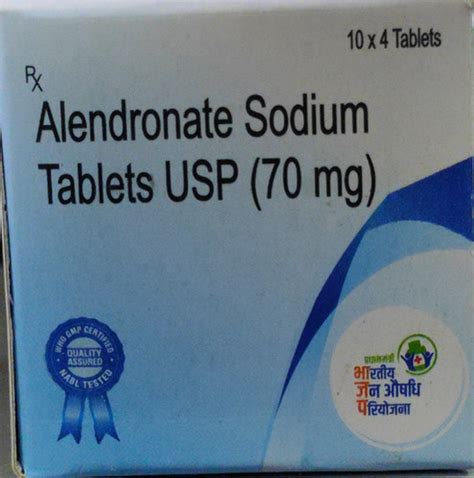 ALENDRONATE SODIUM 70 MG, 4 tablets | API GENERIC PHARMACY