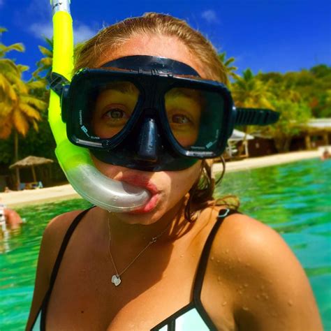 Good Morning World Sunday Snorkel Selfie Honeymoon Beach St John