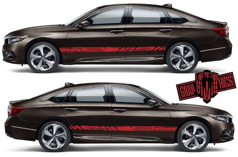 Honda Accord Graphics Decals Honda Accord Racing Stripes