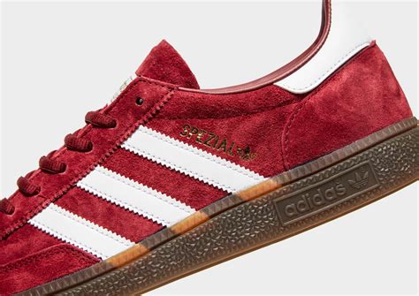 Adidas Originals Suede Handball Spezial In Burgundy White Red For Men Lyst