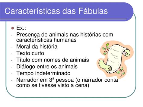 Características De Uma Fabula
