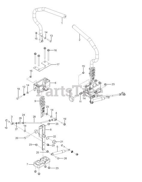 Husqvarna Mz 5225 Zt 966690501 00 Husqvarna 52 Zero Turn Mower 2010 09 Steering Parts