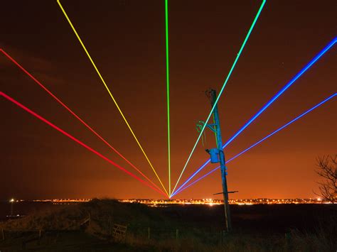 Global Rainbow High Power Laser Projection Of A Giant Rainbow Beam