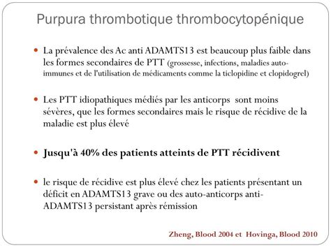 Ppt Prise En Charge Des Microangiopathies Thrombotiques Powerpoint