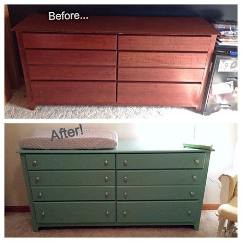 Goodwill Laminate Dresser Refinish Coats Of Primer Coats Of Paint