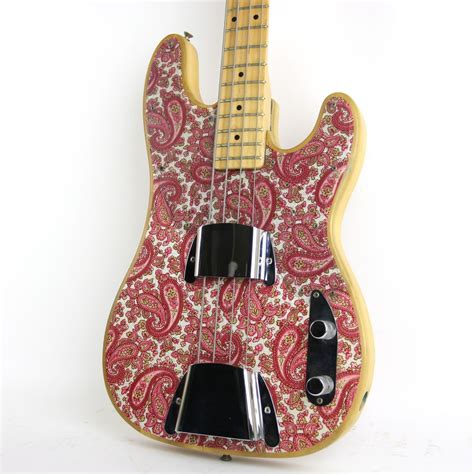 1968 Fender Telecaster Bass Pink Paisley Guitars Bass Thunder Road Guitars Pdx