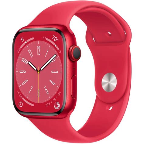 Apple Watch Series Gps Mm Aluminium Rood Sportbandje