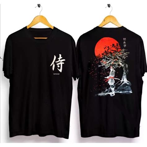 Jual Kaos Never Lose Samurai Motif Jepang Terbaru Kaos Distro Motif