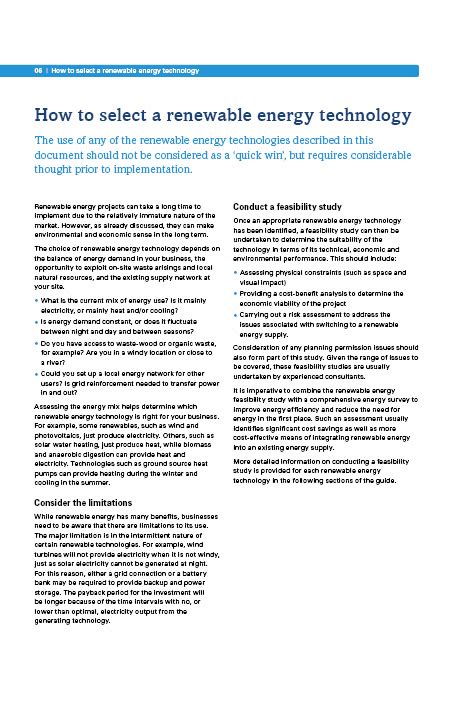 Renewable Energy Production Report Volume 2