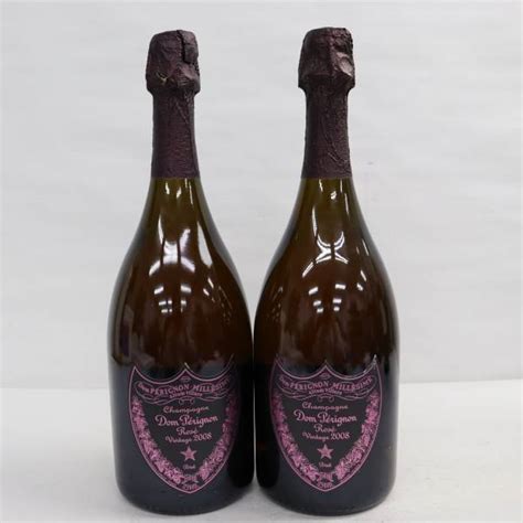 【目立った傷や汚れなし】【2本セット】dom Perignon（ドンペリニヨン）ロゼ 2008 125％ 750ml U23b180021の落札情報詳細 ヤフオク落札価格情報 オークフリー