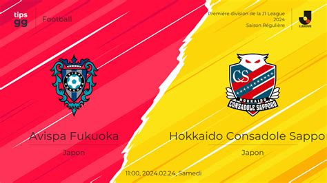 Avispa Fukuoka Contre Hokkaido Consadole Sapporo Le L