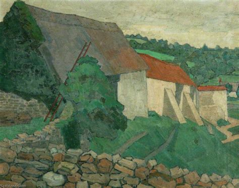 Reproduções De Belas Artes o farmhouse 1917 por Robert Polhill Bevan