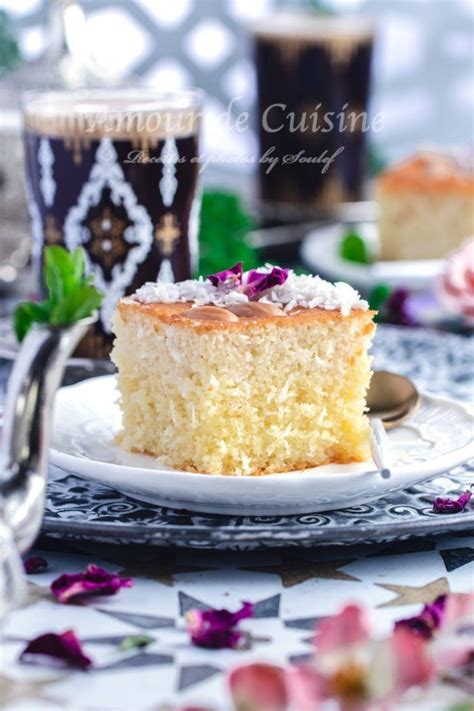 Basboussa La Noix De Coco Au Yaourt Amour De Cuisine Recette