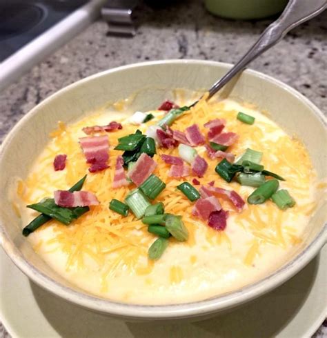 Copycat Recipe of O'Charley's Loaded Baked Potato Soup | Linda Home is Where My Heart is