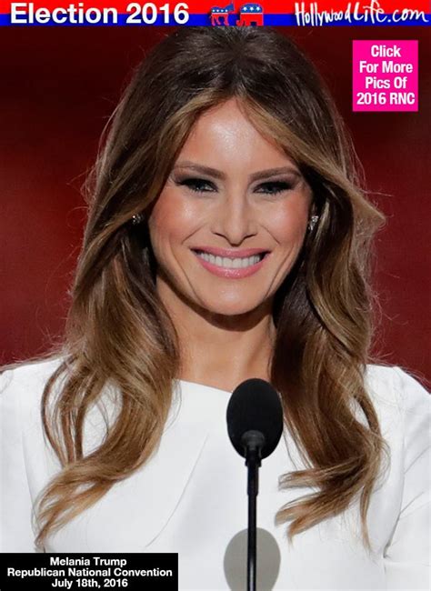 Melania Trumps Rnc Hair And Makeup So Elegant It Stole The Show From