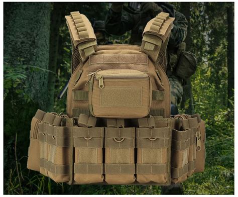 Chaleco Tactico Heavy Duty Plate Carrier Combat Adjustable Lightweight