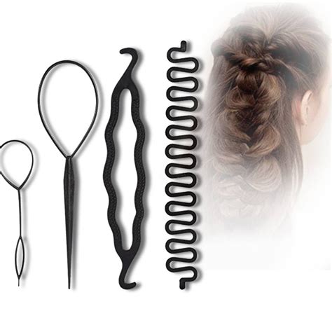 Amazon Hair Bun Maker Braiding Styling Disk Tools Diy Accessories