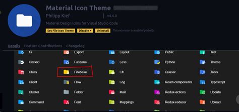 VS Code Material Icon not rendering icon for certain folders - Stack Overflow