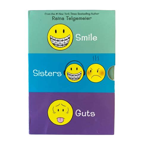 Smile, Sisters, Guts 3 Book Set By Raina Telgemeier(s)