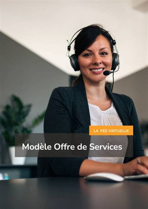 Modèle offre de services pour adjointe La fée virtuelle