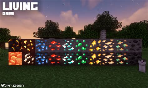 Spryzeen's Living ores - Minecraft Resource Packs - CurseForge