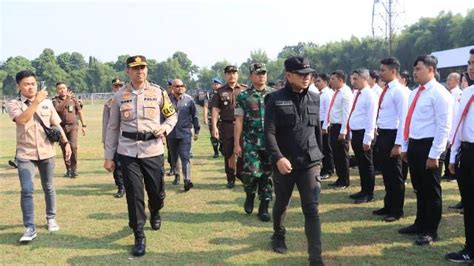 Polresta Bogor Kota Laksanakan Apel Gelar Pasukan Operasi Mantap Brata