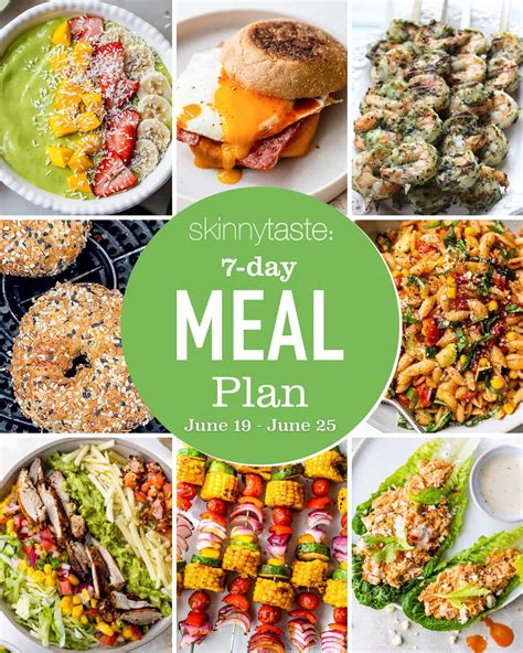 Free 7 Day Healthy Meal Plan June 19 25 Nature S Gateway