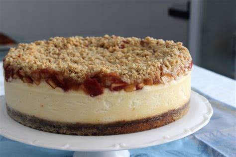 Tarta Crujiente De Queso Y Manzanas Apple Crisp Cheesecake