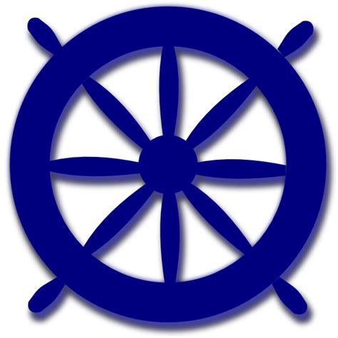 Download Nautical Wheel Cliparts Blue Ship Wheel Vector Png Download 5205594 Pinclipart