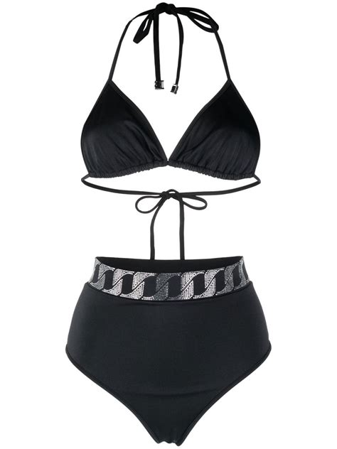 Balmain Two Piece Bikini Set Farfetch