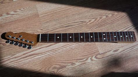 Warmoth Telecaster Boat Neck Roasted Maple With Rosewood Reverb