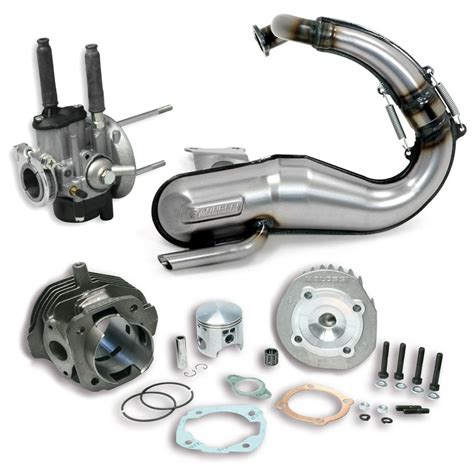 Kit Modifica Ape 50 Marmitta Giannelli Cilindro 115cc Carburatore