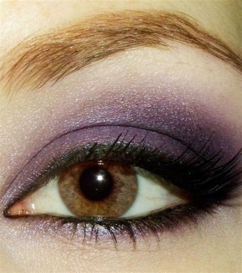 20 Ideas De Maquillaje Para Destacar Ojos Marrones Violeta Lila