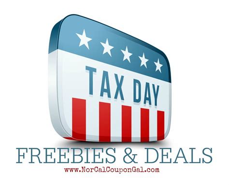 Tax Day Freebies & Deals