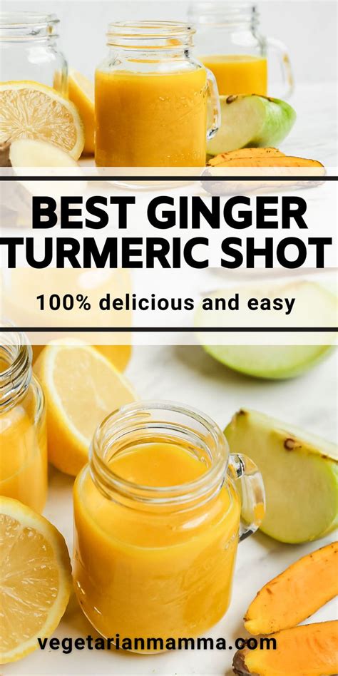 Ginger Turmeric Shot Recipe | Healthy and Delicious