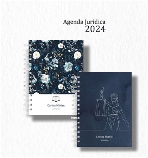 Agenda Jur Dica Impressa Modelos Azul Marinho Elo