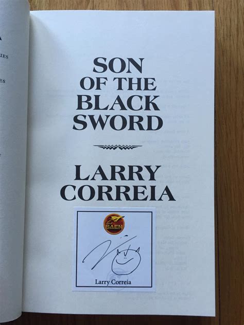 Son of the Black Sword (Saga of the Forgotten Warrior) by Correia, Larry: New Hardcover (2015 ...