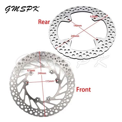 Rotor De Disque De Frein Avant Et Arri Re De Mm Pour Honda Cr