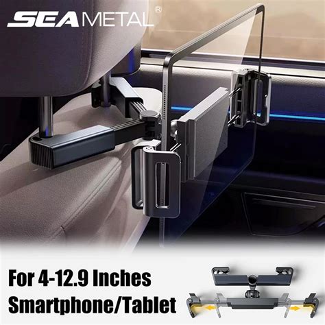 Semaetal Soporte De Tel Fono Para Asiento Trasero De Coche Montaje De