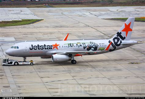 Jetstar Airways JP Airbus A320 200 VH VFX Aircraft Painted In Kung