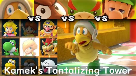 Super Mario Party Hammer Bro Vs Goomba Vs Bowser Jr Vs Luigi Youtube