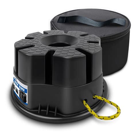 Trailer Jack Block - 6" RV Leveling Blocks with Bag, Use for Any Tong